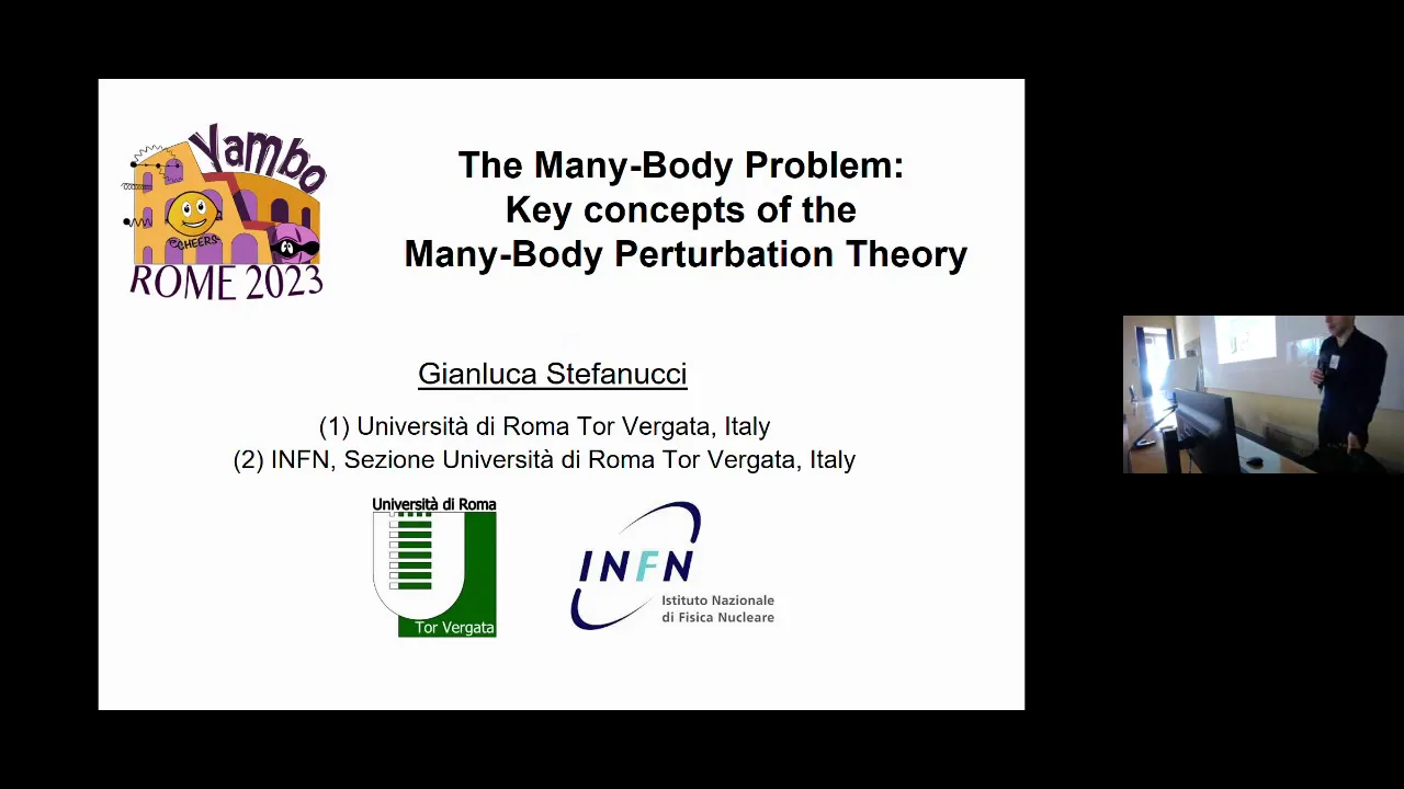 Thumbnail of The Many-Body Problem: Key concepts of theMany-Body Perturbation Theory