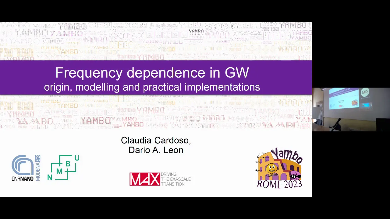 Thumbnail of Frequency dependence in GW: origin, modelling and practical implementations