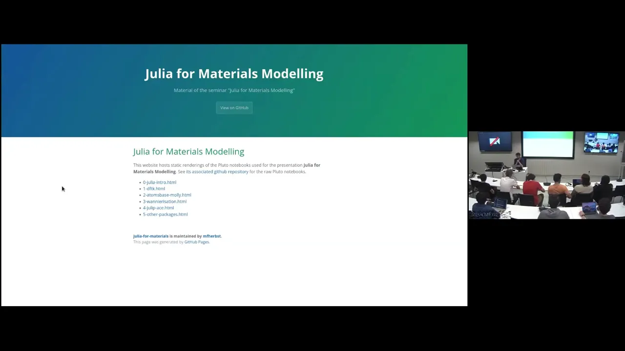 Thumbnail of Michael F. Herbst - Julia for Materials Modelling