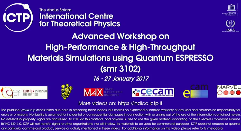 Thumbnail of Vibrational & Magnetic Spectroscopies in QE: NMR and EPR