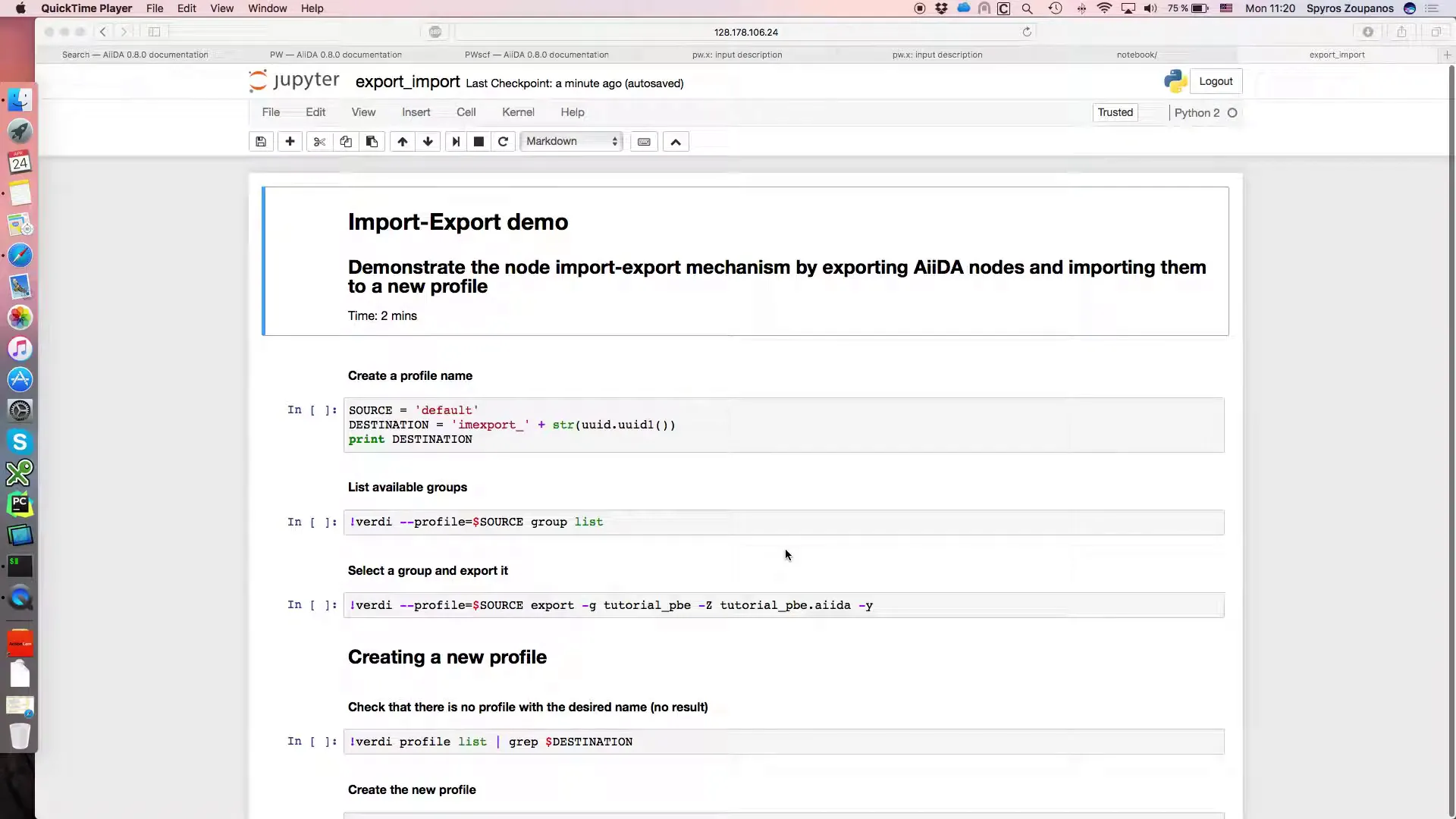 Thumbnail of Importing and exporting data with AiiDA