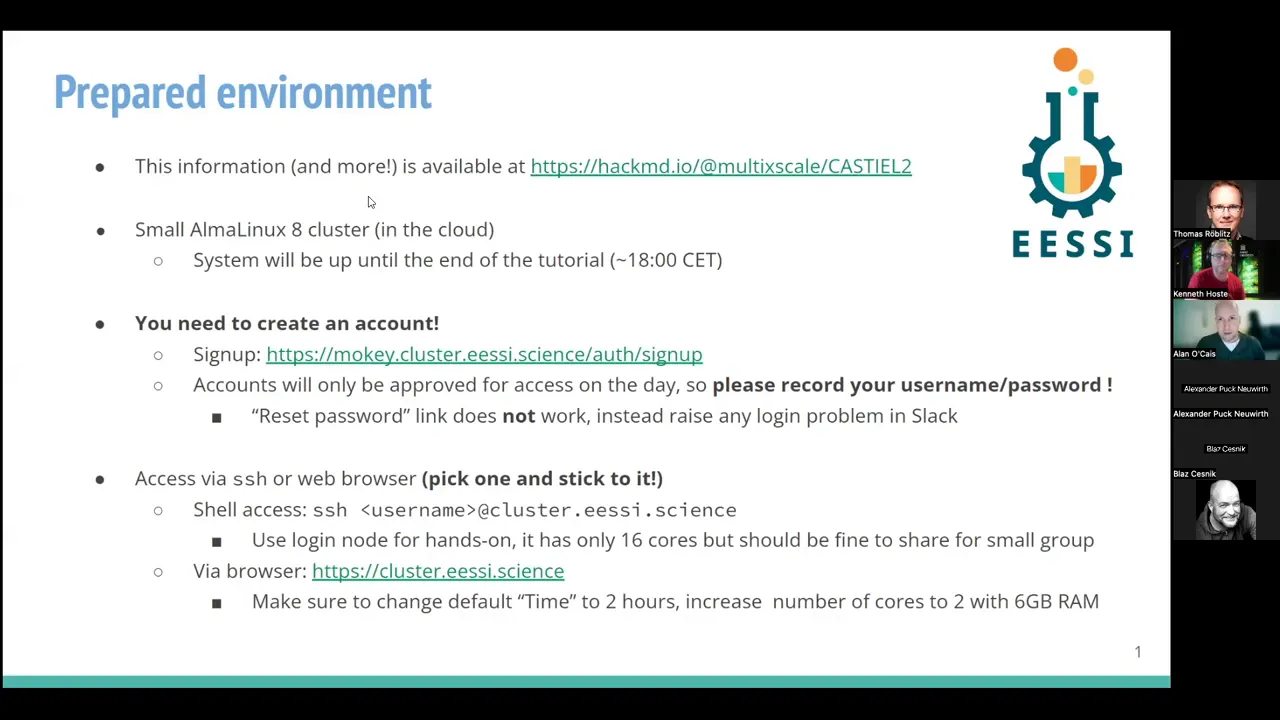 Thumbnail of Streaming Optimised Scientific Software: an Introduction to EESSI