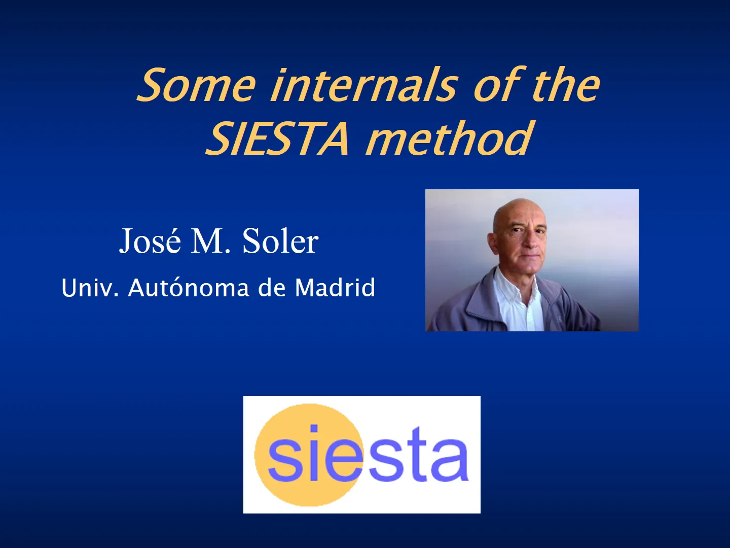 Thumbnail of Some internals of the SIESTA method (part 1)