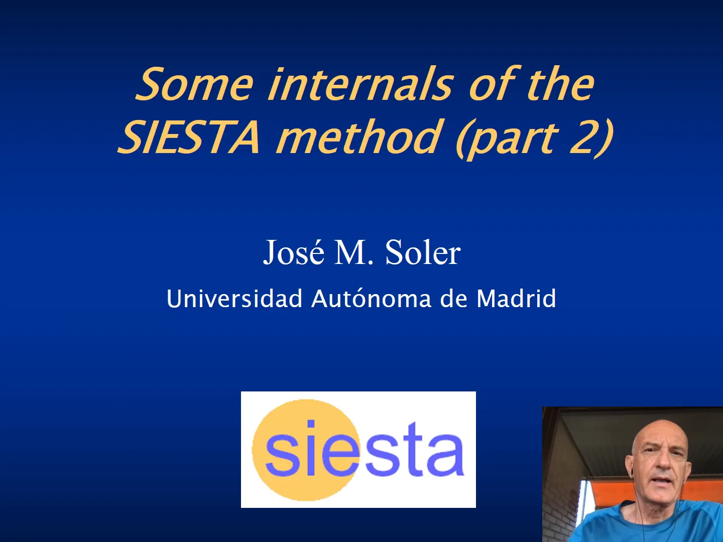 Thumbnail of Some internals of the SIESTA method (part 2)