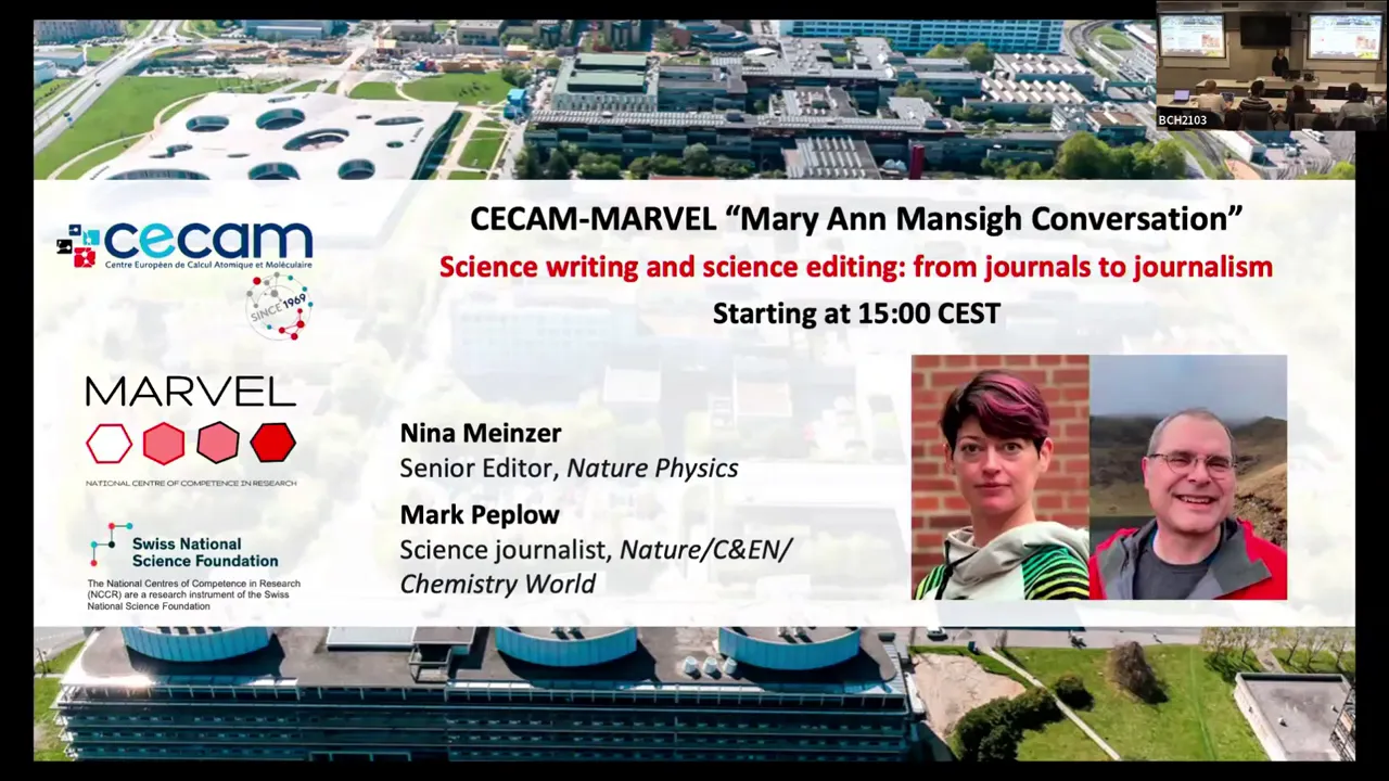 Thumbnail of Science writing and science editing - from journals to journalism