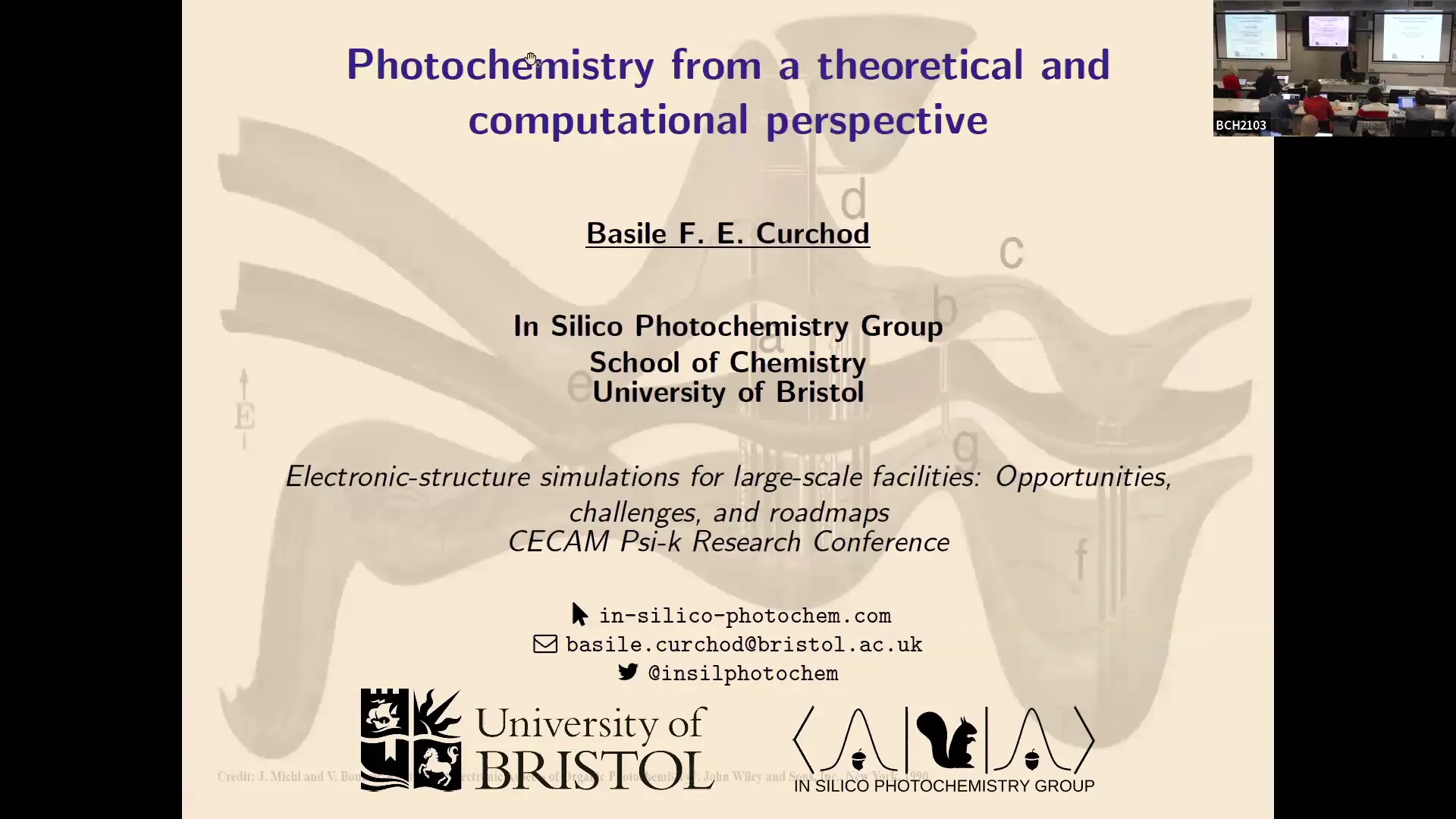 Thumbnail of Basile Curchod - Photochemistry from a theoretical and computational perspective