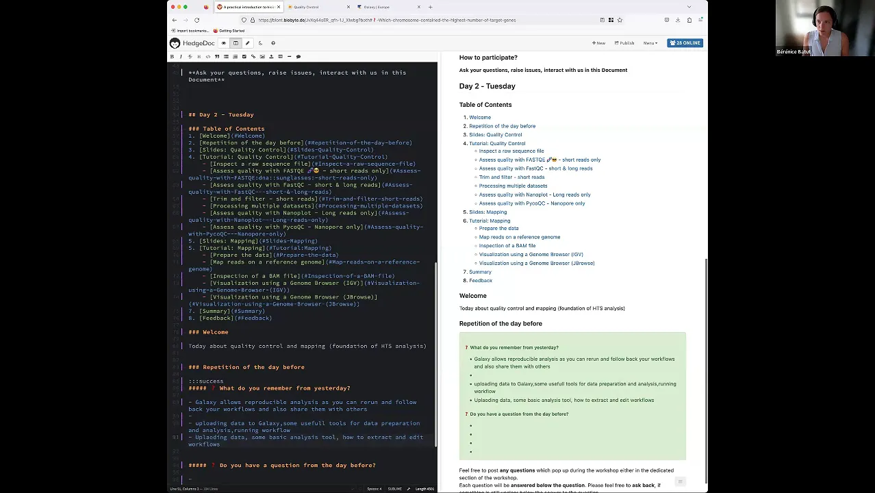 Thumbnail of A practical introduction to bioinformatics and RNA-seq using Galaxy