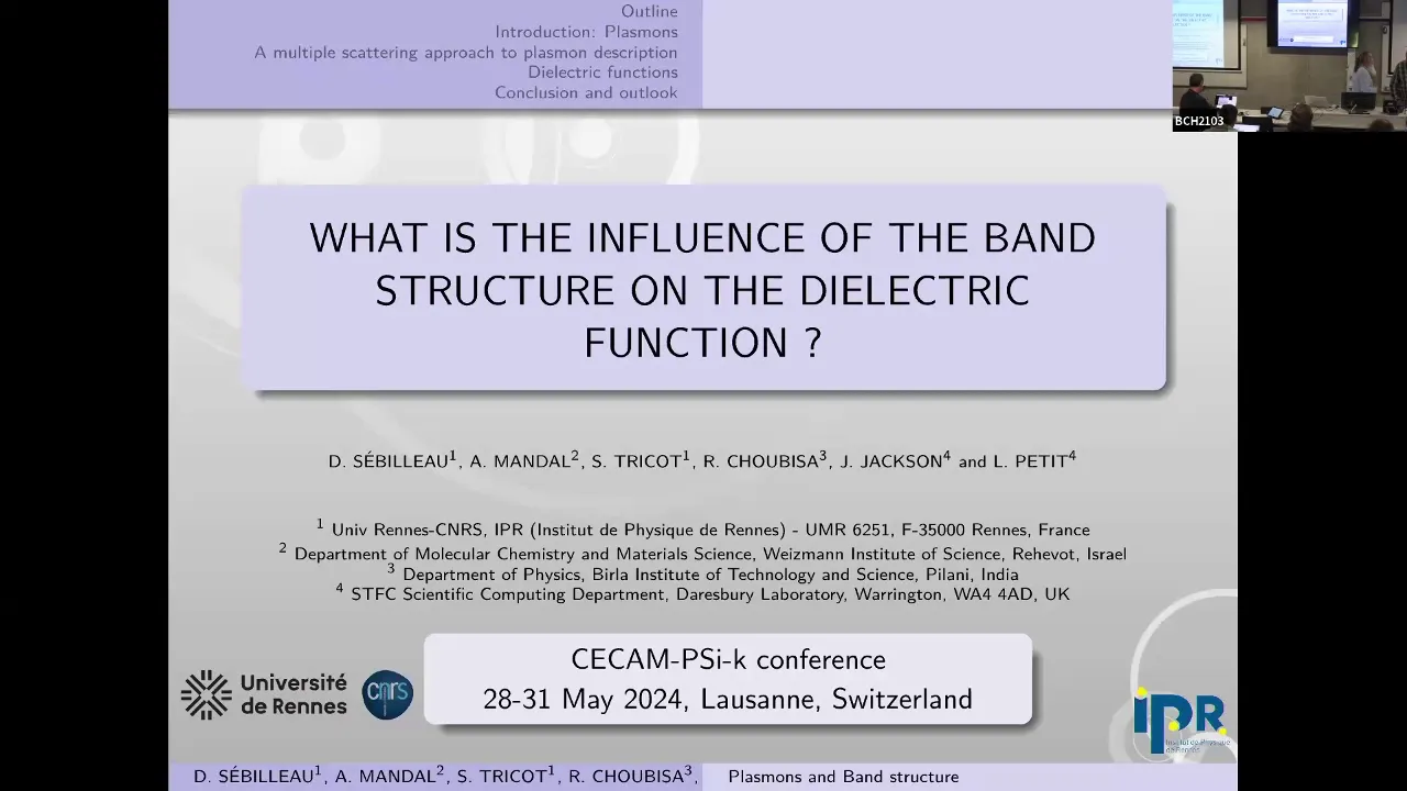 Thumbnail of What is the influence of the band structure on the dielectric function?