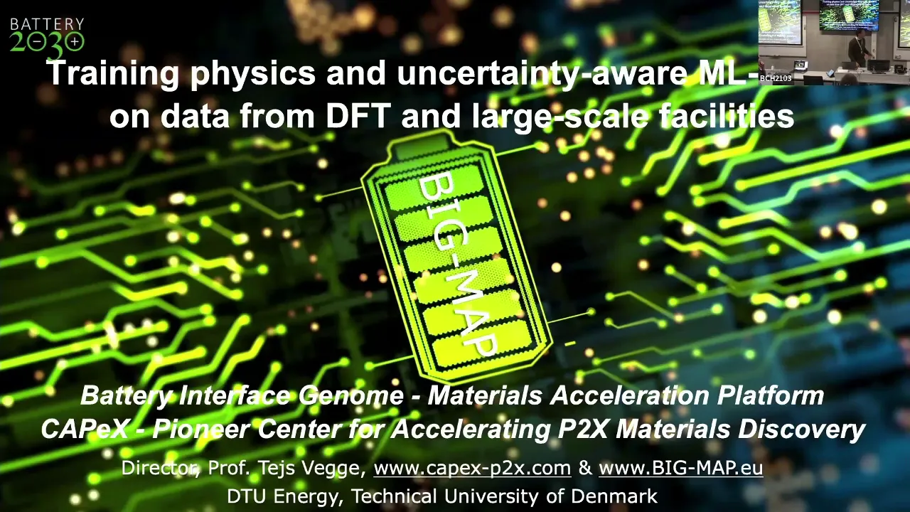 Thumbnail of Training physics and uncertainty-aware ML-models on data from DFT and large-scale facilities