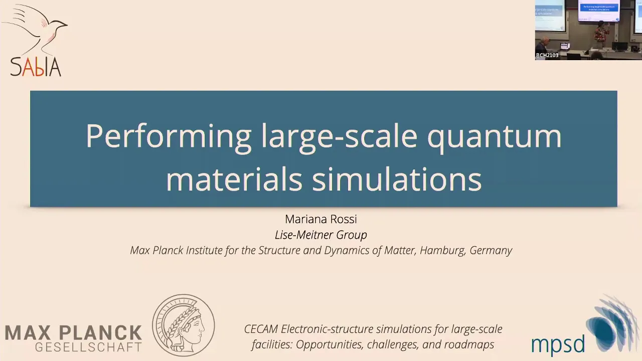 Thumbnail of Performing large-scale quantum molecular dynamics simulations